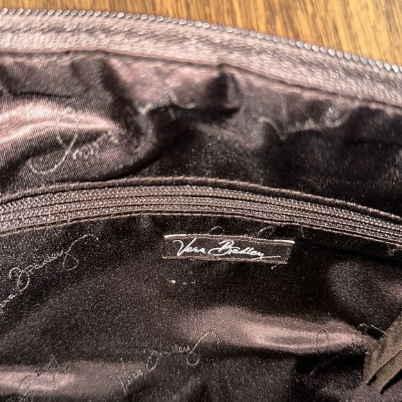 Vera Bradley Brown expresso  brown  microfiber quilted shoulder bag - Picture 4 of 7